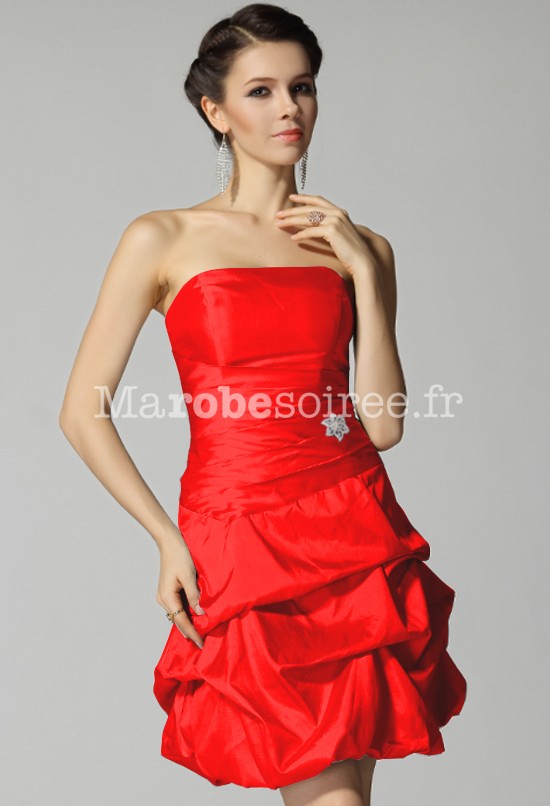 Robes rouges bustier
