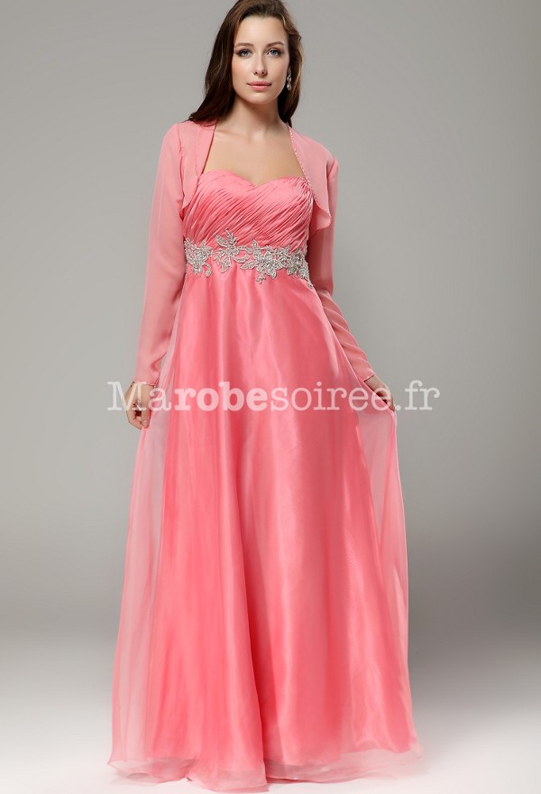 Robe soiree longue manches longues