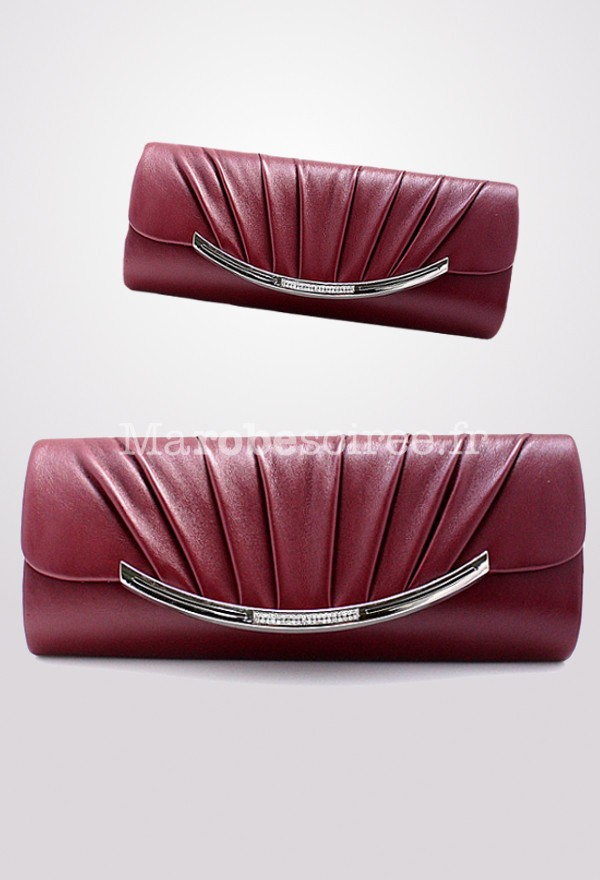 Pochette sales bordeaux mariage
