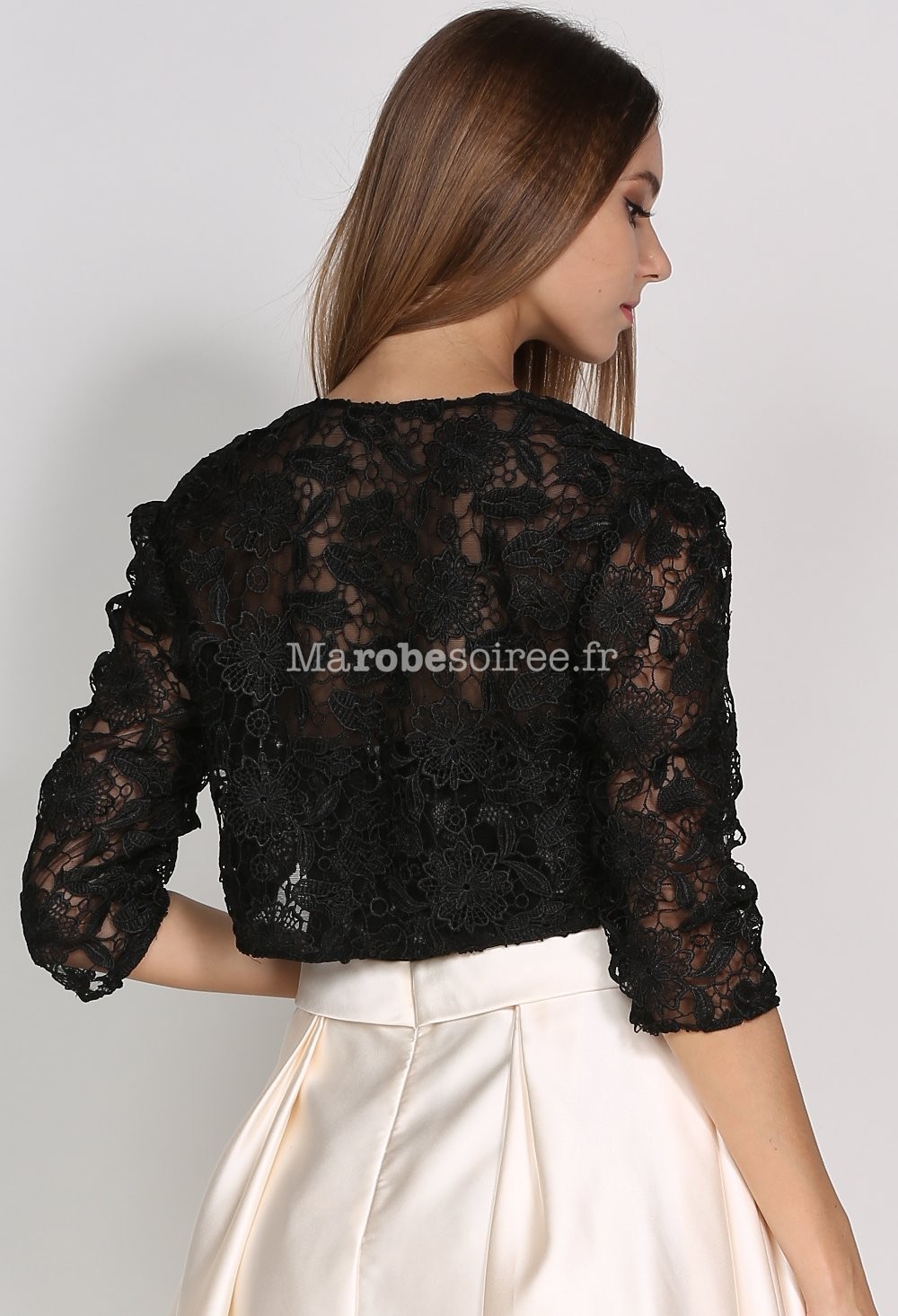 gilet bolero dentelle