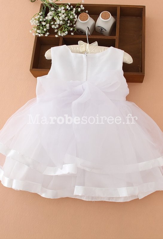 Robe Blanche Bébé Fille