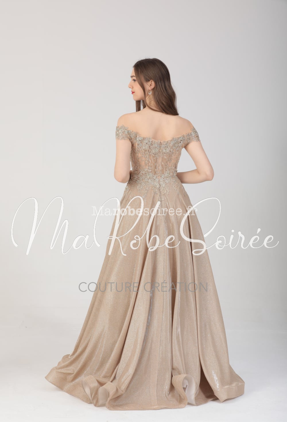 robe de ceremonie princesse pailletee