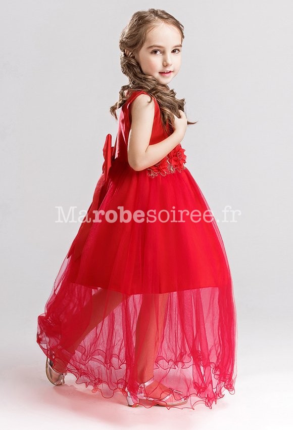 robe de cortège enfant transparente