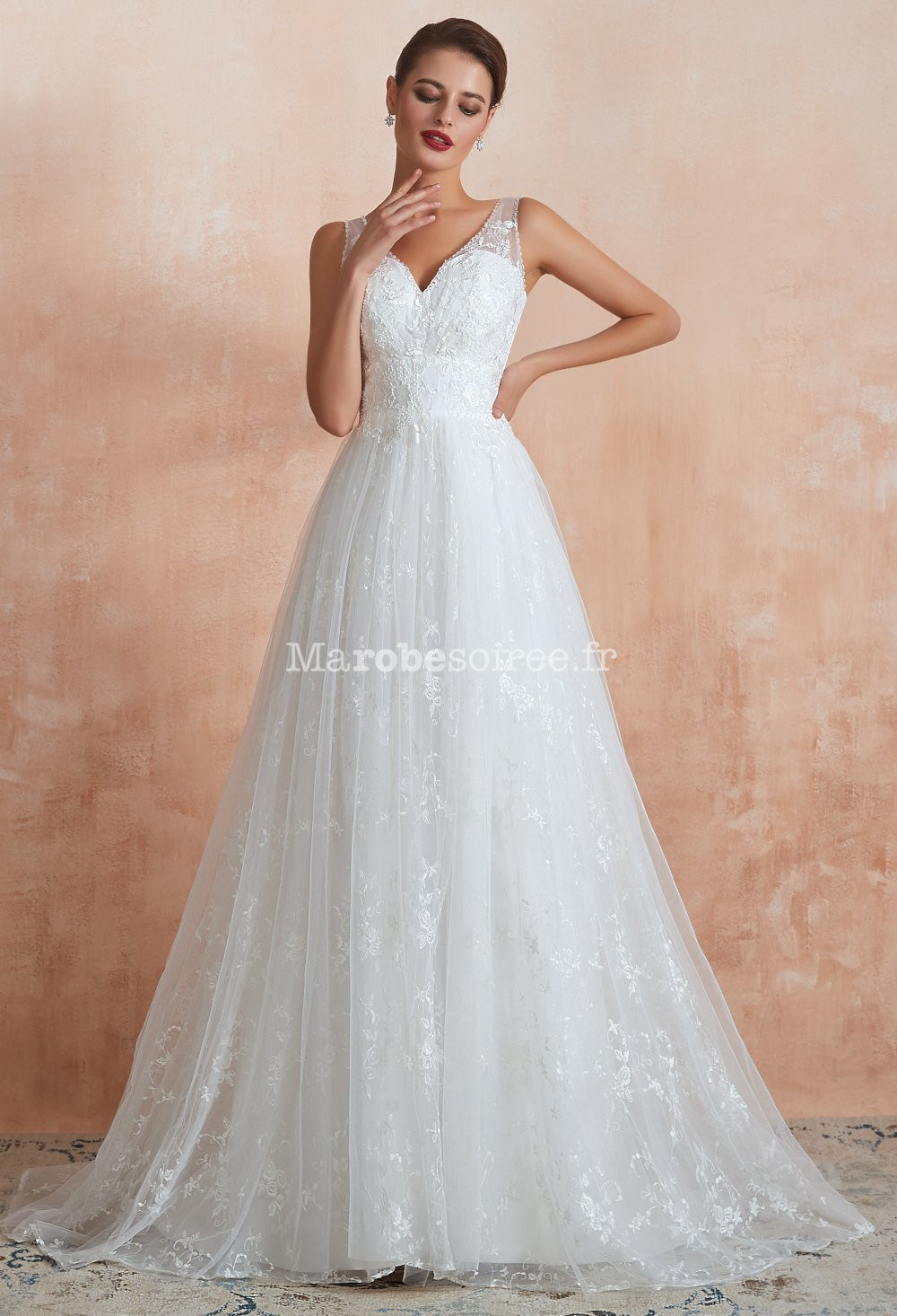 Robe de mariée princesse avec traîne