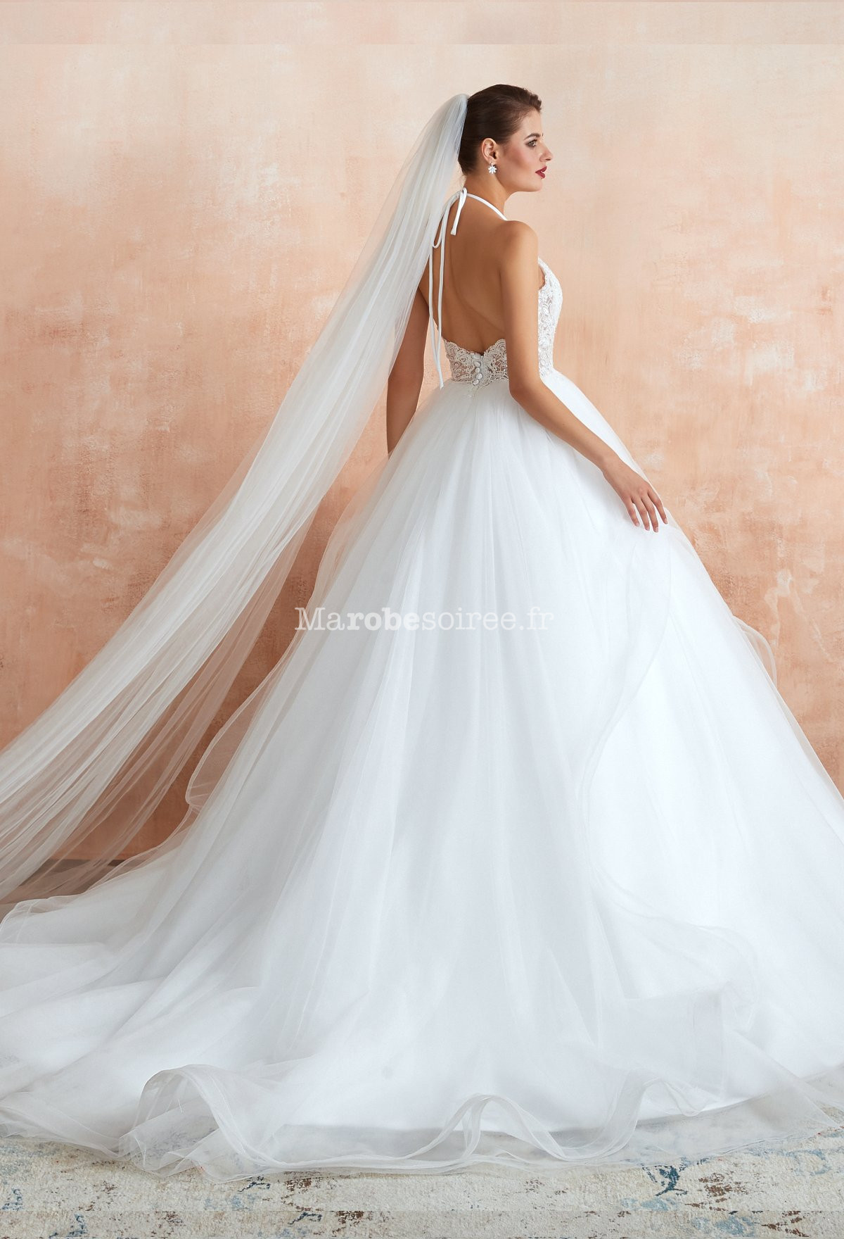 robe de mariée dos nu princesse