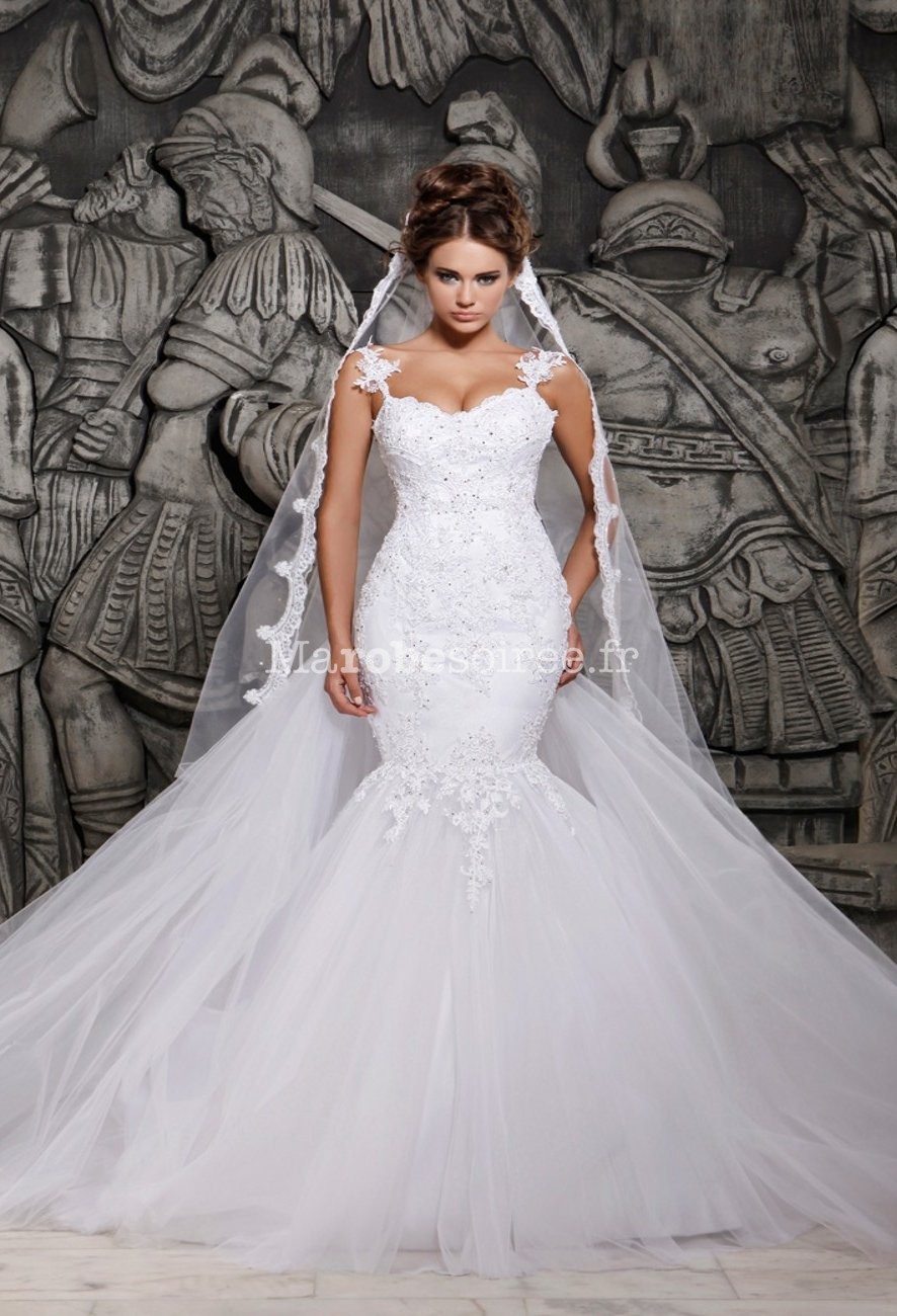 robe bustier sirene mariage