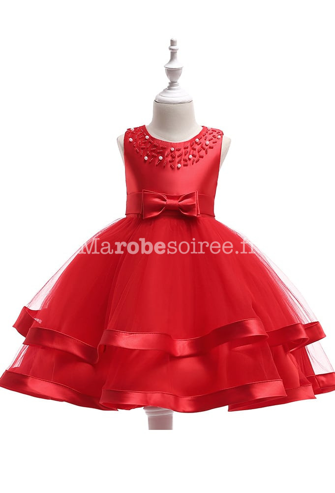 Robe Princesse Élégante Pour Filles, Tenue De Mariage Pour Enfants