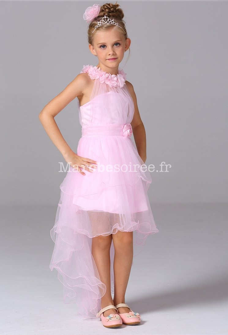 Robe De Soirée Enfant Asymétrique