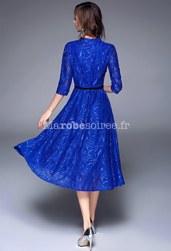 Robe bleue roi deals
