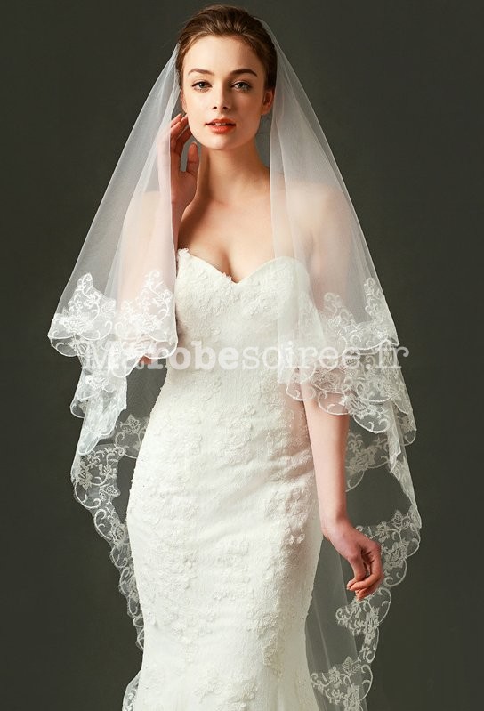 Voile deals dentelle mariage