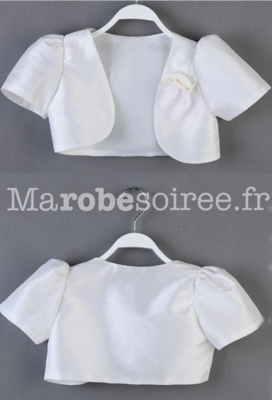 Boléro pour petite fille à manches courtes réf PJ01