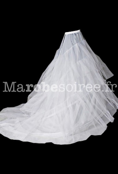 jupon pour les robes de mariée avec traîne