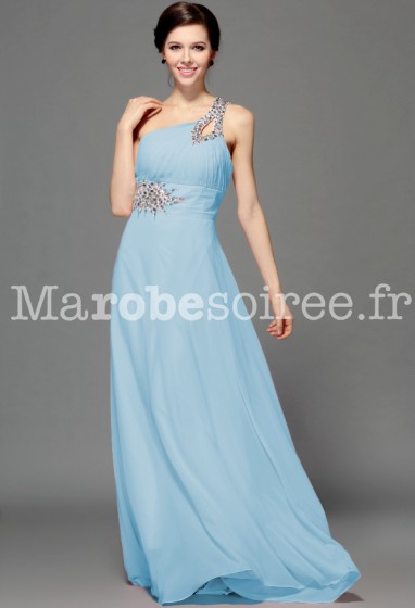 nice - robe de soirée princesse bleu pastel réf 4212