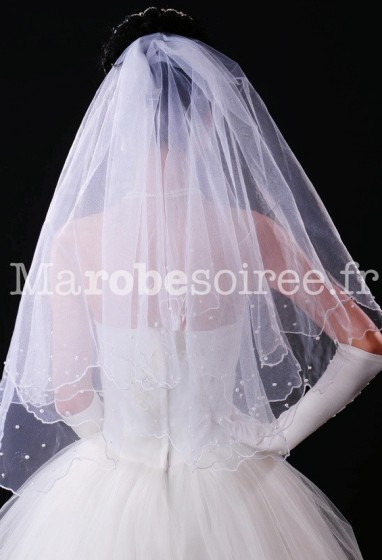 Belle voile jumelant à votre robe de mariée élégante en tulle.