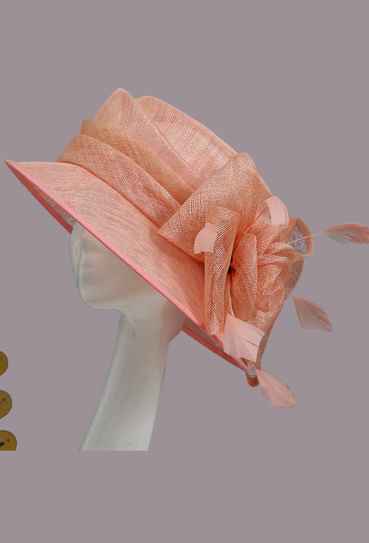 BROCHE Naturelle Accessoires Chapeaux et casquettes Chapeaux de cérémonie Bibis 