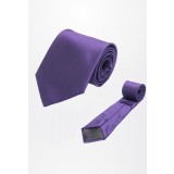 Cravate large tons violet Réf C30EVL