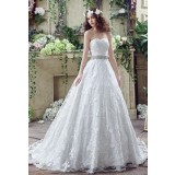 Elegante robe de mariée bustier effet princesse  réf SQ269 - sur demande