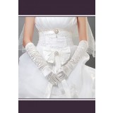 gants pour mariage en satin réf S39
