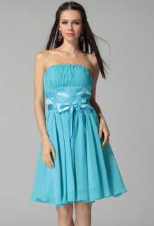 Marina - robe de cocktail avec bretelle spaghetti sur mesure