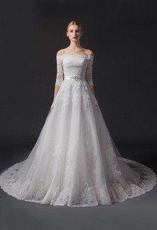 Robe de mariée princesse glamour