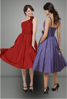 robe de soirée bustier asymétrique années 50 sur mesure