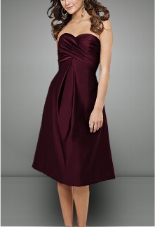 joannie - tenue de soirée burgundy tendance - sur demande 5005