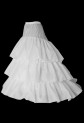 jupon pour les robes de mariée avec traîne en tissus réf Q233