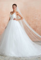 DESTOCKAGE-robe de mariée princesse bustier transparent SQ368