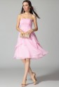 EXCLU WEB- Fleur - robe de soiree courte bustier mi-longue 4061