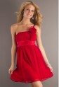 Mailys - robe de soirée courte asymétrique une bretelle réf 4203 - sur demande 