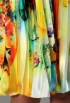 charlotte - robe de soirée strass et fleurs colorées 