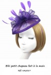 Bibi petit chapeau pour femme - violet 