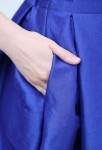 Jupe pour femme bleu avec poches 