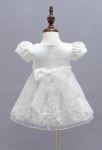 Robe blanche pour bébé petite fille Réf EF1778 - dos 