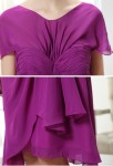 robe de cocktail violette  