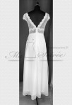 Robe de mariée bohème dos transparent 