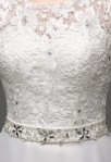 Robe de mariée glamour avec dos decolleté - détail 