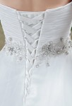 Robe de mariée simple bustier cœur - réf 30263 - laçage détail 