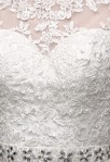 Robe de mariée romantique - zoom devant 