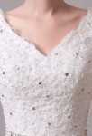Robe de mariée réf 136 - bustier brodé 
