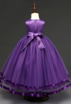 Robe de cérémonie fille en violet 