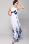 laurie - robe asymétrique motif fleur réf 9815 