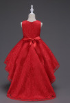robe enfant rouge asymétrique 