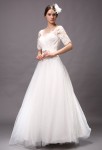 robe de mariée réf 15073 - côté 